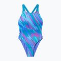 Kinder Badeanzug Speedo Allover Pwerbackback moonlight lavender/hyper teal