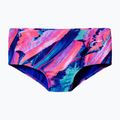 Herren-Badeboxershorts Speedo Printed 13.5 cm Brief brushy glitch/hope