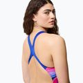Damen-Einteiler Badeanzug Speedo FL Placement Printed Powerback brushy shadows/cruise 5