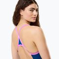 Damen-Einteiler Badeanzug Speedo Solid Turnback denim teal 4