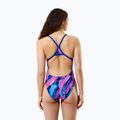 Damen-Einteiler Badeanzug Speedo FL Printed Turnback brushy glitch/hope 2