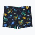 Herren-Badeboxershorts Speedo Print Aquashort anthracite