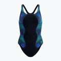 Damen-Einteiler Badeanzug Speedo Print Medalist anthracite