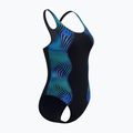 Damen-Einteiler Badeanzug Speedo Print Medalist anthracite 4