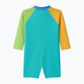 Kinder Badeanzug Speedo Colorblock Zip LS aqua breeze 2