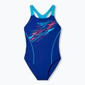 Kinder Badeanzug Speedo Medley Logo Medalist night watch/hyper teal