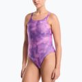 Damen-Einteiler Badeanzug Nike Hydrastrong Multi Pr light magenta