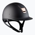 Samshield Shadowmatt Rose Gold Trim Blason Reithelm schwarz 3125659666777