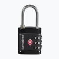 Samsonite Combilock 3Dial Tsa Light schwarzes Vorhängeschloss