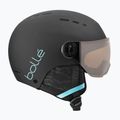 Kinderskihelm Bollé Quiz Visor Jr schwarz/blau matte/orange gun 3