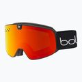 Skibrille Bollé Nevada Neo black matte/sunrise&light vermillon blue