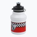 Polisport Race 350 ml Junior Fahrradflasche + Korb weiß/rot 2