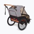 Fahrradanhänger für zwei Personen bobike Moobe grau-schwarz 8616000001 2