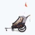 Fahrradanhänger für zwei Personen bobike Moobe grau-schwarz 8616000001 5