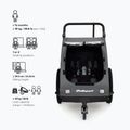 Fahrradanhänger Polisport Kids Trailer&Stroller black/grey 7