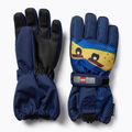 LEGO Lwagan 807 dunkelblaue Kinderhandschuhe