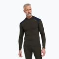 Herren Funktionsshirt langärmlig Dovre Folded Collar khaki 2