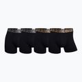 Herrenboxershorts CR7 Basic Trunk 4 Paar 2492 BLACK