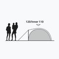 Campingzelt 2-osobowy Outwell Cloud 2 grün/grau 12