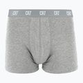 Boxershorts Herren CR7 Basic Trunk 3 Paar white/ greymelange/ black 3