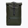 Cityrucksack Rains Rucksack Rolltop 13 + 4 l green