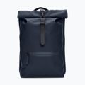 Cityrucksack Rains Rucksack Rolltop 13 + 4 l navy
