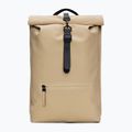 Cityrucksack Rains Rucksack Rolltop 13 + 4 l sand
