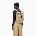 Cityrucksack Rains Rucksack Rolltop 13 + 4 l sand 3