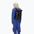 Rains Rucksack Rolltop W3 13 l Nacht Stadt Rucksack 3