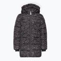 Daunenjacke Kinder Color Kids Jacket Quilted AOP AF 8. schwarz-rosa 74728