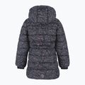 Daunenjacke Kinder Color Kids Jacket Quilted AOP AF 8. schwarz-rosa 74728 7