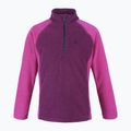 Kinder Ski-Sweatshirt Color Kids Fleece Pulli Striped violett-rosa 74769