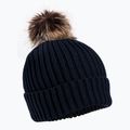 Wintermütze Kinder Color Kids Hat w. Detachable Fake Fur schwarz 74799