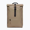 Cityrucksack Rains Rucksack Rolltop Beige