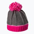 Viking Kiddi grau-rosa Kinder-Wintermütze 201/21/8940