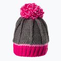 Viking Kiddi grau-rosa Kinder-Wintermütze 201/21/8940 2