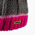 Viking Kiddi grau-rosa Kinder-Wintermütze 201/21/8940 3