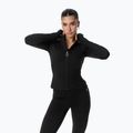 Damen-Trainingssweatshirt Cardio Bunny Zipper Blouse black 5