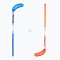 Unibros Hiko Floorball Set 10 Stöcke + 5 Bälle rot/blau 01814