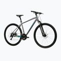 Crossbike KROSS Evado 3.0 Grau/Petrol/Glanz 2