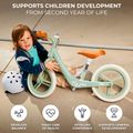 Kinderkraft Fly Plus babyblau Langlaufrad 13