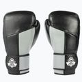 Bushido Muay Thai Naturleder Boxhandschuhe schwarz ARB-431sz-14oz