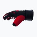 DBX BUSHIDO Gym Workout Handschuhe mit langem Klettverschluss und Griffsystem schwarz/rot 4