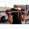 DBX BUSHIDO Gym Workout Handschuhe mit langem Klettverschluss und Griffsystem schwarz/rot 10