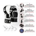 Mma Krav Maga Bushido Sparring Handschuhe schwarz und weiß Arm-2011A-L/XL 10