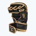 Bushido schwarz Arm-2011D-M Sparring Handschuhe für MMA Training 8