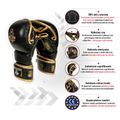 Bushido schwarz Arm-2011D-M Sparring Handschuhe für MMA Training 12