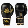 Bushido Naturleder Boxhandschuhe schwarz B-2v13-10oz 3