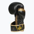 Bushido Naturleder Boxhandschuhe schwarz B-2v13-10oz 10
