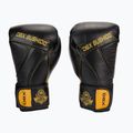 Bushido Naturleder Boxhandschuhe schwarz B-2v14-10oz